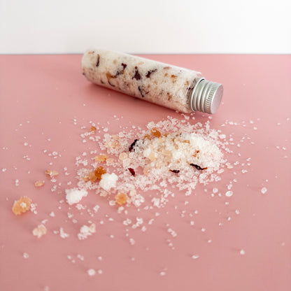 Bath Salt Tube / Eprouvette Roses