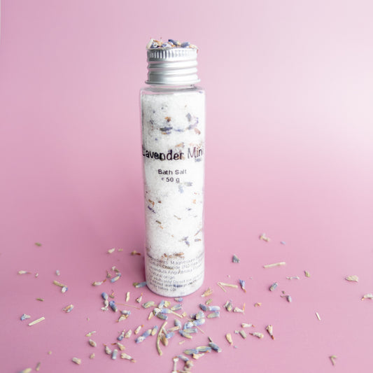 Lavender Bath Salts Mini Tube